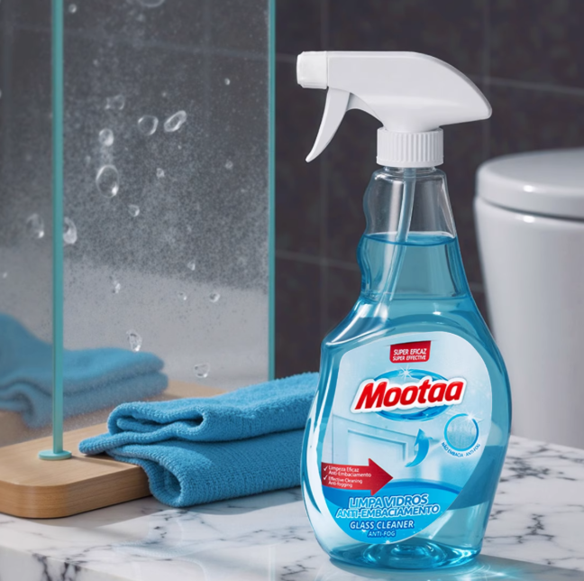 Mootaa多功能浴室淋浴房水垢汽车玻璃去油膜强力效清洁剂