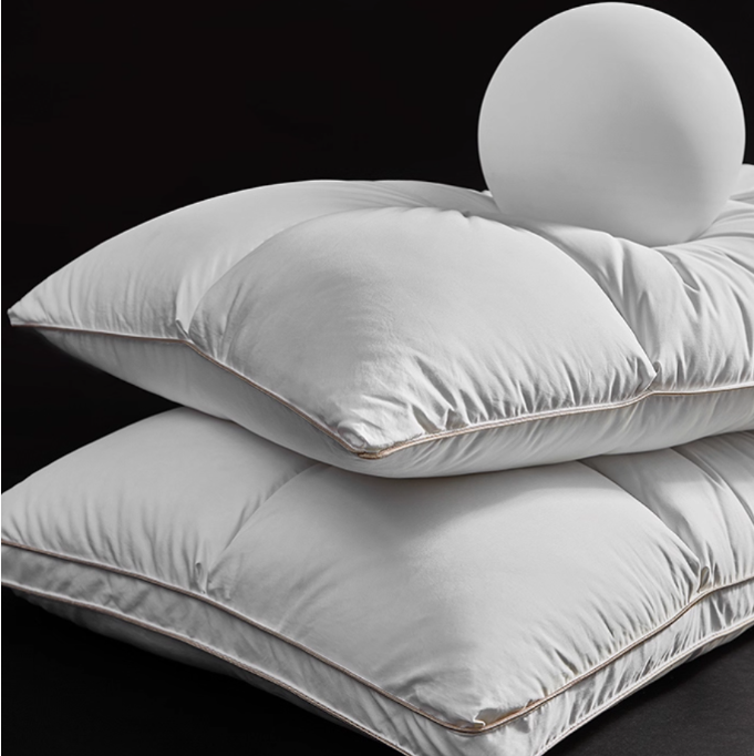 ROYALCOVER/罗卡芙 梅尼诺二代柔软护颈95%鹅绒枕抗菌羽绒枕芯