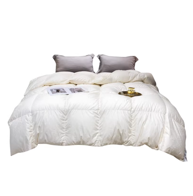 秋冬波兰至尊鹅绒被高精密大提花鹅绒被羽绒被轻薄保暖舒适